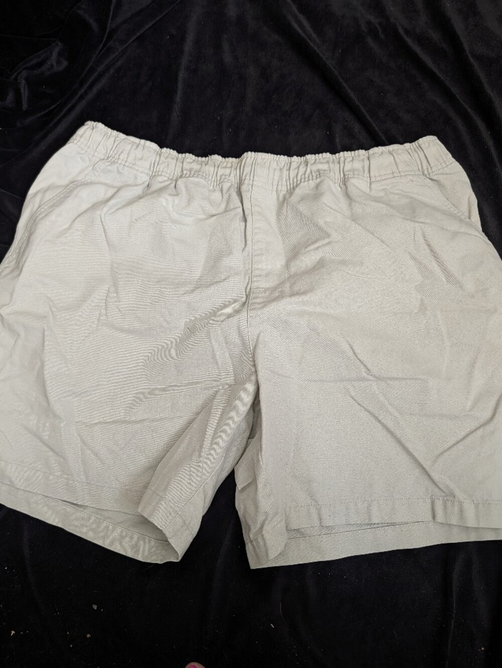 Puritan Light Khaki Elastic Waist Hybrid Shorts